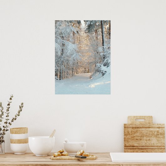 Poster Route d'hiver (Cuisine)