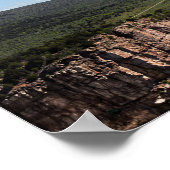 Poster Route du canyon noir au Colorado (Coin)