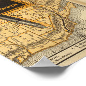 Poster Route du coucher du soleil (Coin)