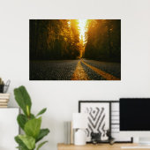 Poster Route du soleil (Bureau à domicile)