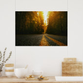Poster Route du soleil (Cuisine)