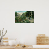 Poster Route près du lac American (Cuisine)