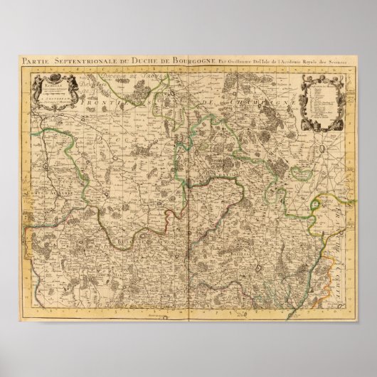 Poster Route romaine et champs de bataille (Devant)