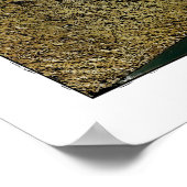 Poster Route rouge de camion de foin conduisant (Coin)