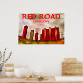 Poster route rouge glasgow (Cuisine)