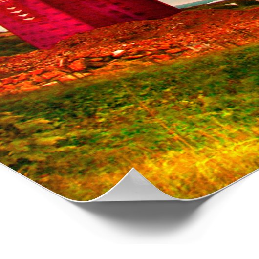 Poster route rouge glasgow (Coin)