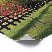 Poster Route rurale à travers la région de Bluegrass dans (Coin)