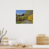 Poster Route rurale à travers la région de Bluegrass dans (Cuisine)