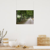 Poster Route rurale de terre à proximité de la ville de (Cuisine)