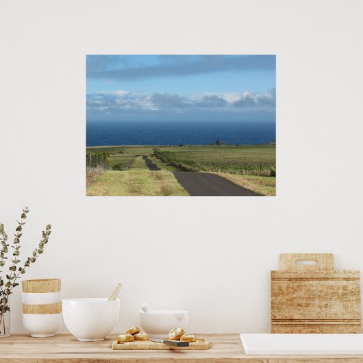 Poster route vers. . . (Cuisine)