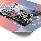 Poster Route vers Damas (Coin)