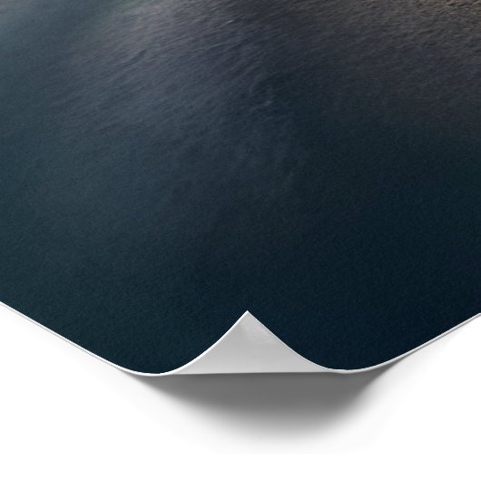 Poster Route vers le coucher du soleil (Coin)