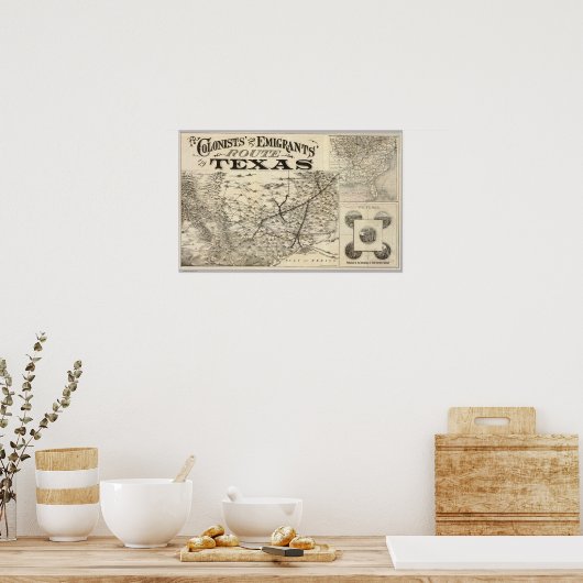 Poster Route vers le Texas (Cuisine)