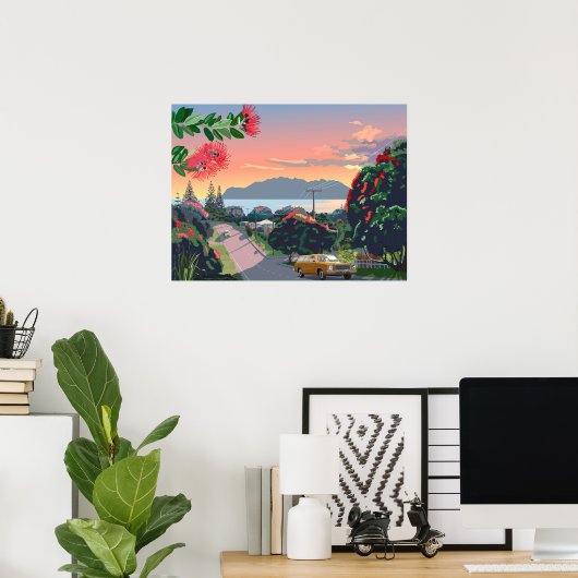 Poster Route vers Leigh (Bureau à domicile)