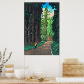Poster Route vers Nikko par Kawase Hasui Art japonais (Cuisine)
