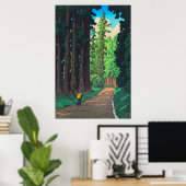 Poster Route vers Nikko par Kawase Hasui Art japonais (Bureau à domicile)