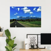 Poster Route vers Rinjani (Bureau à domicile)