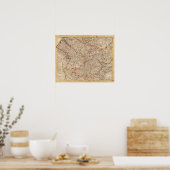 Poster Routes et églises romanes (Cuisine)
