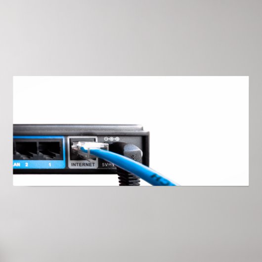 Poster Routeur Wi-Fi (Devant)