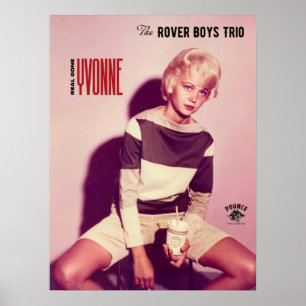 Poster Rover Boys Trio 18x24 "Real Gone Yvonne"