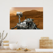 Poster Rover Curiosity Du Laboratoire Scientifique Mars. (Cuisine)