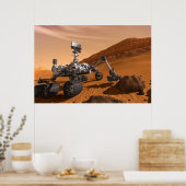 Poster Rover Curiosity Du Laboratoire Scientifique Mars. (Cuisine)