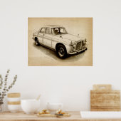 Poster Rover P5 1968 (Cuisine)