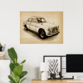 Poster Rover P5 1968 (Bureau à domicile)