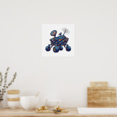 Poster Rover spatial imaginatif (Cuisine)
