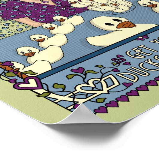 Poster Row_A_8x10 Pour Vos Canards (Coin)