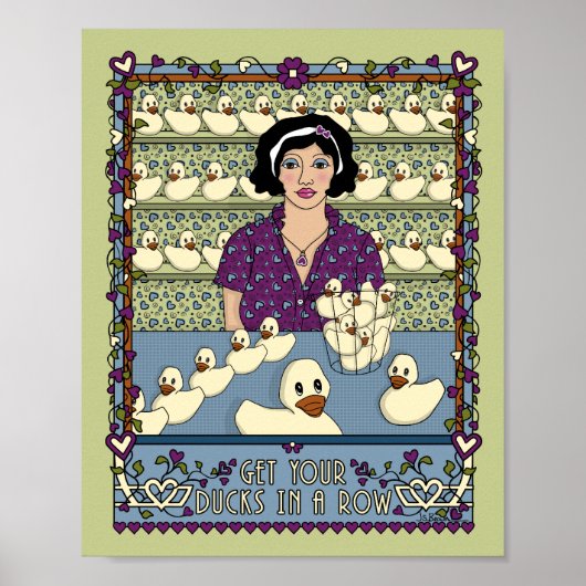 Poster Row_A_8x10 Pour Vos Canards (Devant)
