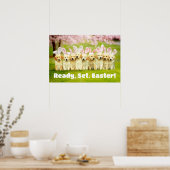 Poster Row of Puppy Bunnies (Cuisine)