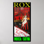 POSTER ROX INDICA SATIVA (Devant)