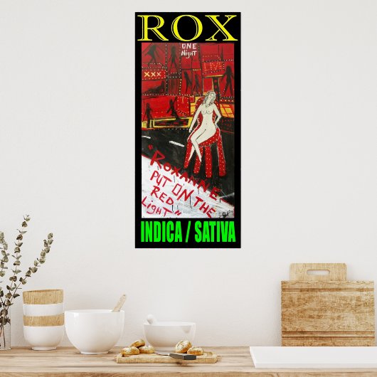 POSTER ROX INDICA SATIVA (Cuisine)