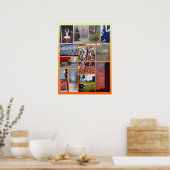 Poster Roxbury, MA photo collage (Cuisine)