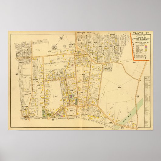 Poster Roxbury Ouest, Massachusetts 2 (Devant)