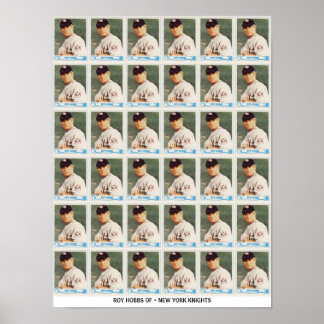 Poster Roy Hobbs Uncut Cartes