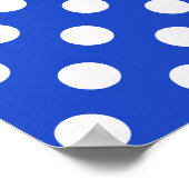 Poster Royal Blue Combination Pois par STaylor (Coin)