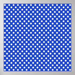 Poster Royal Blue Combination Pois par STaylor