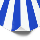 Poster Royal Blue Combination Stripes par Shirley Taylor (Coin)