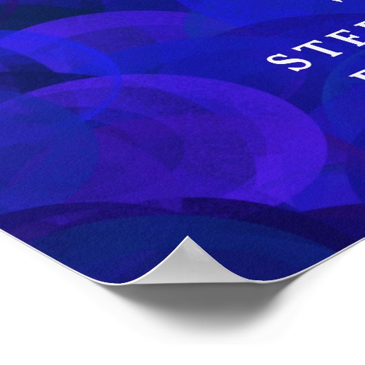 Poster Royal Blue encourage à 30 ans 30e anniversaire (Coin)