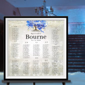 Poster Royal Blue Romantic Heart Leaf Tree