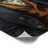 Poster Royal Bluetick Coonhound Portrait (Coin)