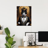 Poster Royal Cat (Bureau à domicile)