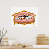 Poster Royal Cat Nap Print (Cuisine)
