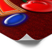 Poster Royal Heart Flush, Casino Art (Coin)