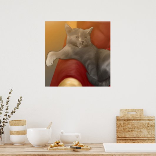 Poster Royal Kitten King (Cuisine)