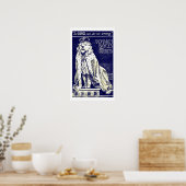 Poster Royal Lion Bicyclette Vintage britannique Annonce (Cuisine)