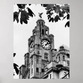 Poster Royal Liver Building Liverpool