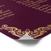 Poster Royal Muse Imaginaire médiéval Vieux Monde Carte M (Coin)